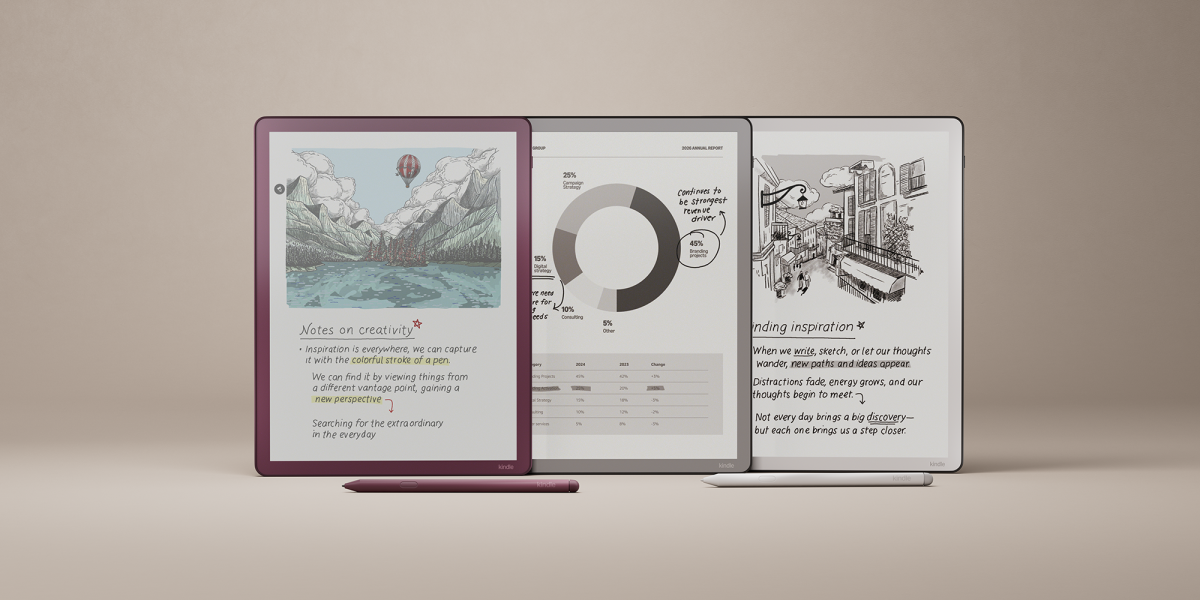 New Kindle Scribe features AI tools, Dark Mode, and paper-like design
